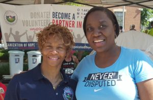 Patricia Wiliams of Organization of Hope, LLC and me.