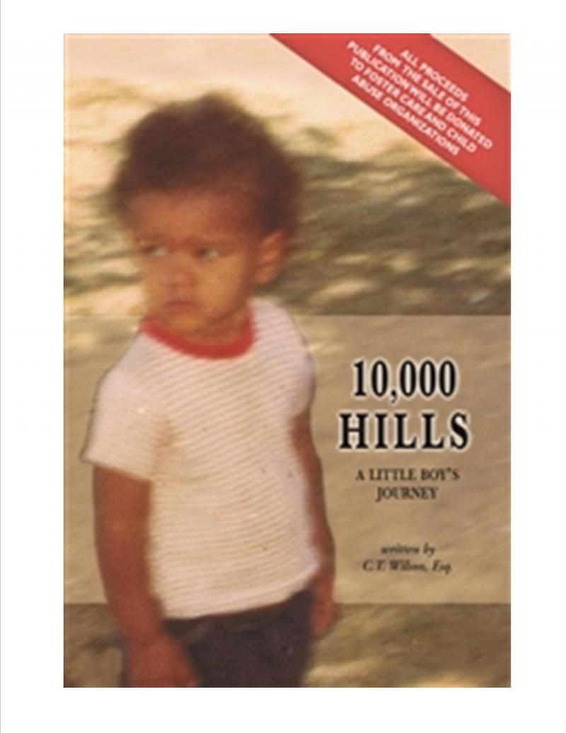10,000 Hills book cover showing toddler